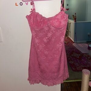 NWT OUTCAST PINK MINI DRESS!